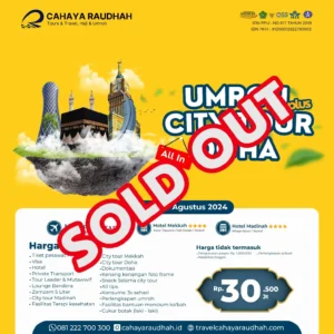 Paket Umroh Sold Out Cahaya Raudhah Tour and Travel