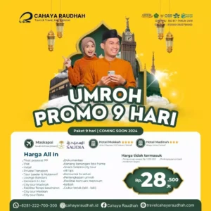 Paket Umroh 9 Hari September 2024