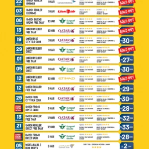 Update Jadwal Umroh Cahaya Raudhah 4 Juli 2024