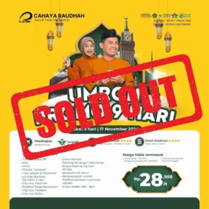 paket umroh 17 November 2024 sold out Cahaya Raudhah