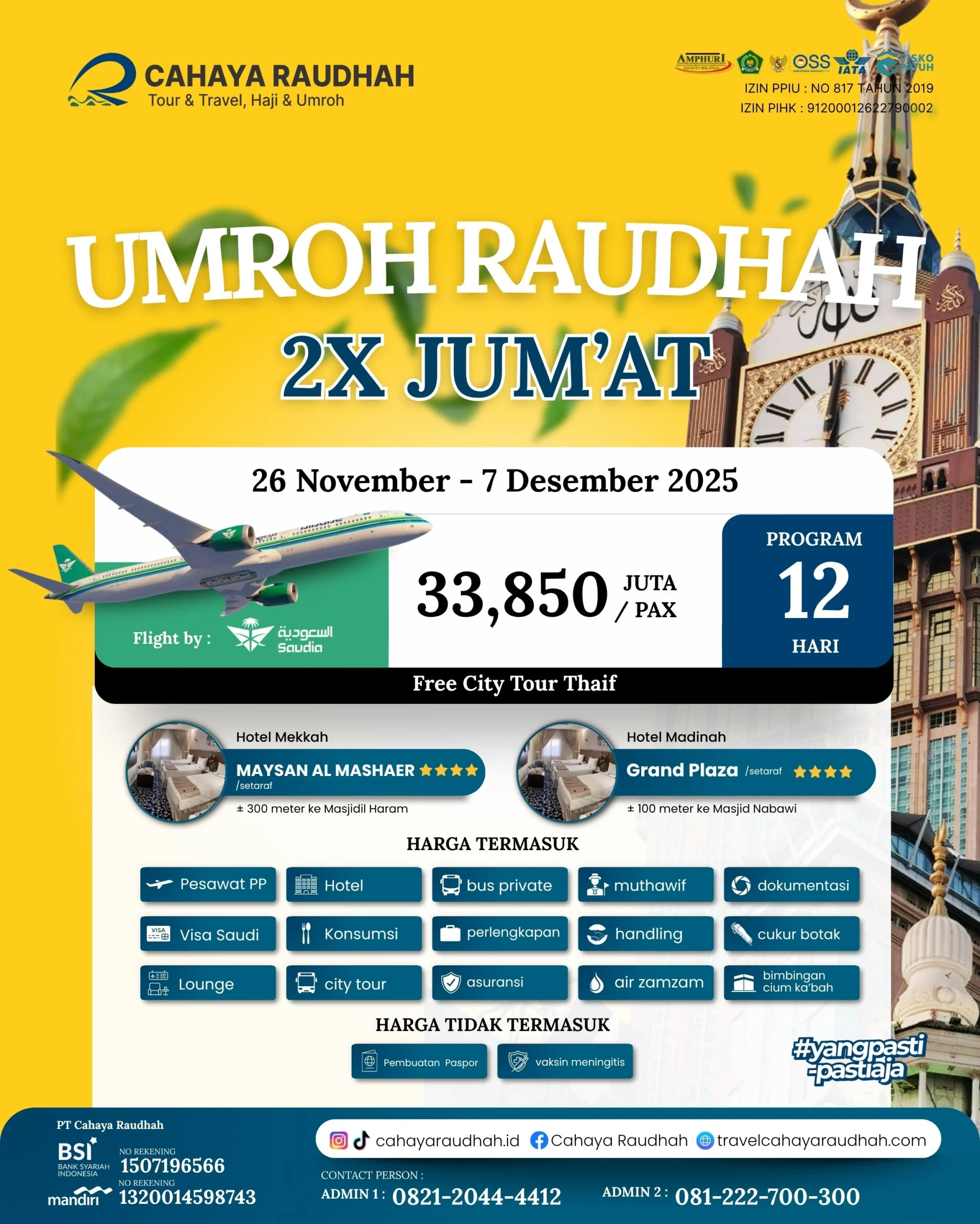 Paket Umroh 26 November 2025