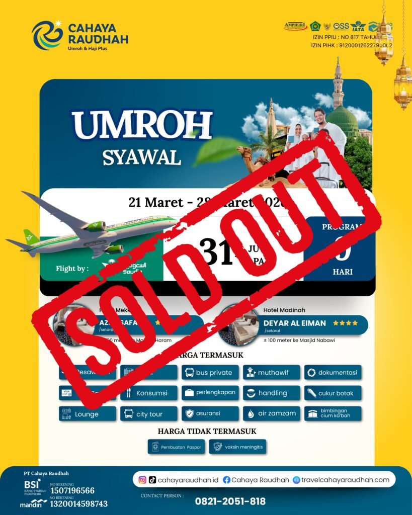 Umroh 21 Maret 2026 Soldout