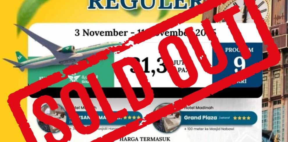 Paket Umroh 3 November 2025 Soldout