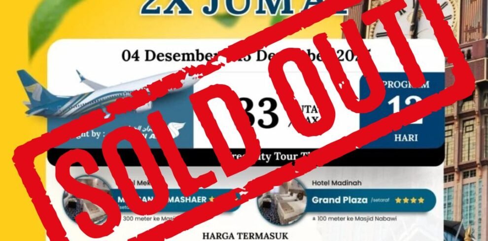paket Umroh 4 Desember 2025 Soldout