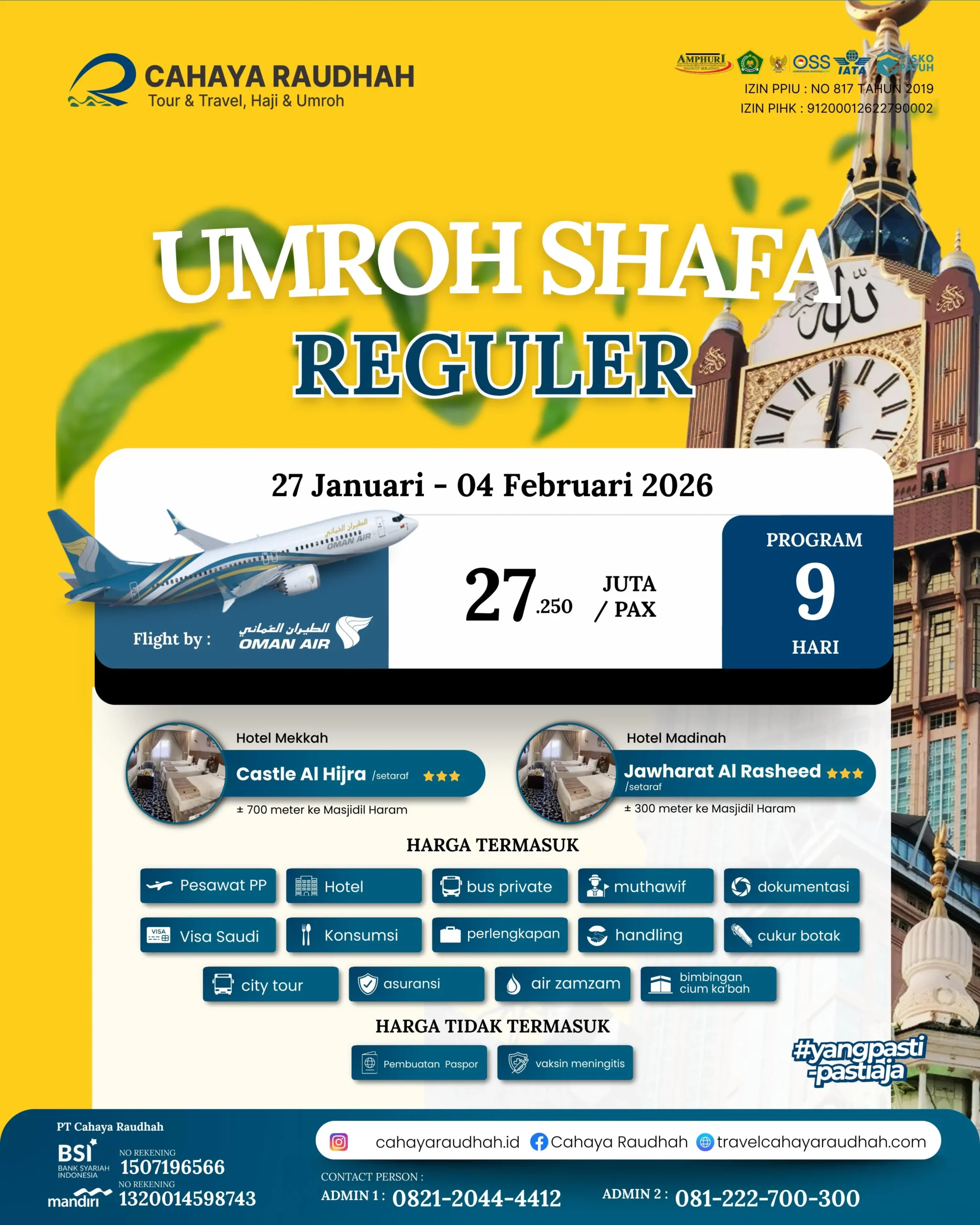 Paket Umroh 27 Januari 2026
