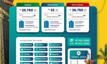 Umroh Shafa 1 Pesawat 10 Juli 2026
