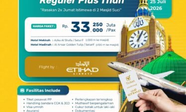 Umroh Raudhah Reguler Plus Thaif 15 Juli 2026 12 Hari