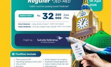 Umroh Raudhah Reguler 30 Juli 2026 9 Hari